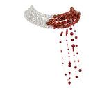 Bloody Pearl Necklace Vampire Choker Halloween Costume Jewelry