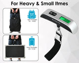 Luggage Weight Scale Portable Digital Suitcase Scale for Travel Handheld Scale with Temperature Sensor