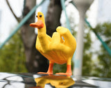 Middle Finger Duck Joke Gifts Duck You Figurine 5.7 Inch Statue Funny Desk Decor Cell Ph Holder Resin Decoration