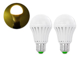 2 Pcs E27 LED Light Bulb 2835SMD 3000K - Warm White