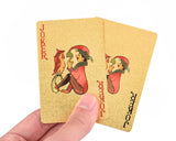 24K Gold Foil Poker Playing Cards